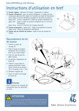 KaVo MASTERsurg Manuel utilisateur