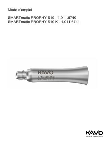 KaVo SMARTmatic PROPHY S19 / S 19 K Mode d'emploi | Fixfr