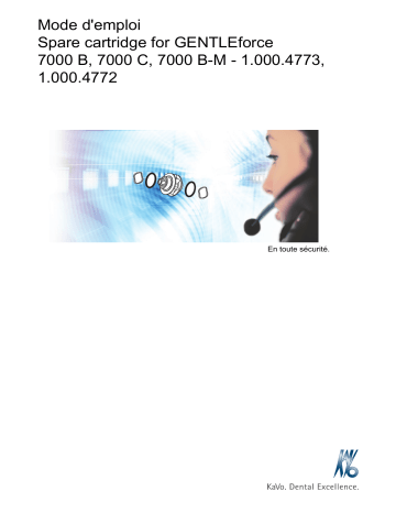 KaVo GENTLEforce 7000 B, 7000 C, 7000 B-M Mode d'emploi | Fixfr