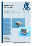 KaVo MASTERlase+EXPERTlase Manuel utilisateur