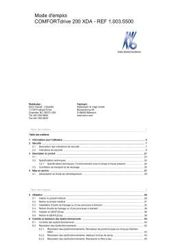 KaVo COMFORTdrive 200 XDA Mode d'emploi