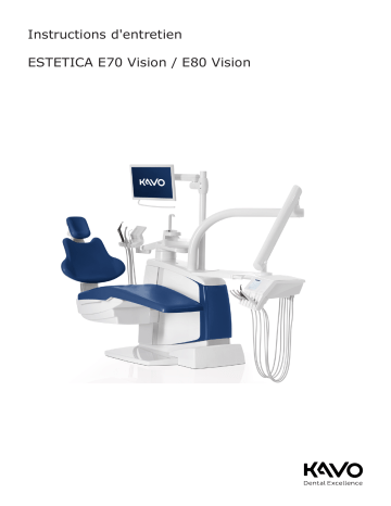 KaVo ESTETICA E70/E80 Vision Manuel utilisateur | Fixfr