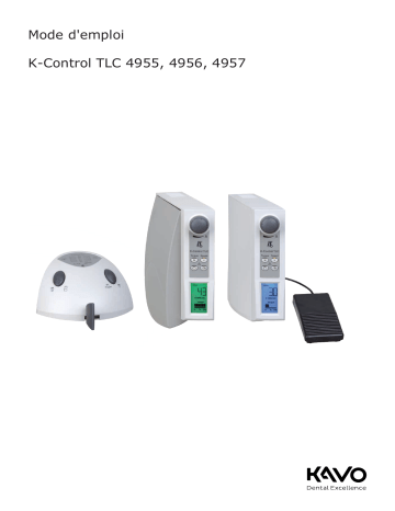 KaVo K-Control TLC 4955, 4956, 4957 Mode d'emploi | Fixfr