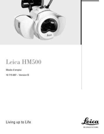KaVo Leica HM500 Mode d'emploi | Fixfr
