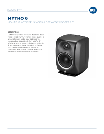 RCF MYTHO 6 ACTIVE TWO-WAY 6.5