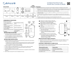 Salus SC906ZB PVC Ball Valve Controller Guide d'installation