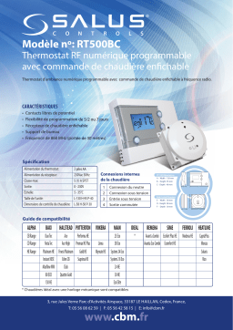 Salus RT500BC spécification