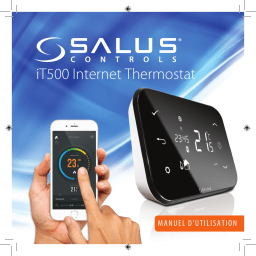 Salus iT500 Thermostat connecté / Sonde seconde zone Manuel du propriétaire