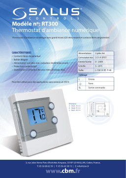 Salus RT300 spécification