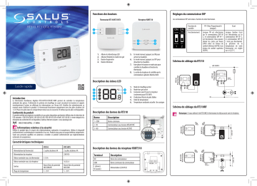 Salus RT310 Thermostat d’ambiance numérique Manuel utilisateur | Fixfr