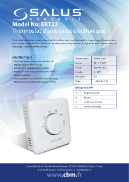 Salus ERT22 spécification