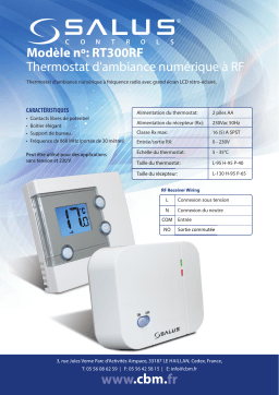 Salus RT300RF spécification