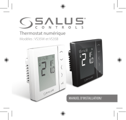 Salus VS35W Thermostat numérique Non-programmable 230V Manuel du propriétaire
