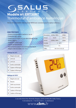 Salus ERT30RT spécification