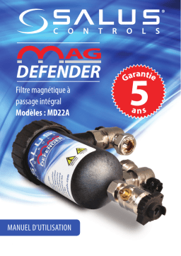 Salus MD22A Filtre magnétique Mag Defender Manuel du propriétaire