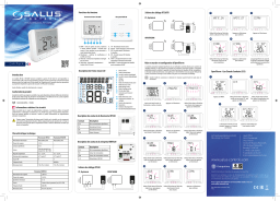 Salus RT520RF Thermostat numérique programmable sans fil Opentherm Manuel utilisateur