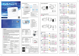 Salus RT510 Thermostat numérique programmable Manuel utilisateur