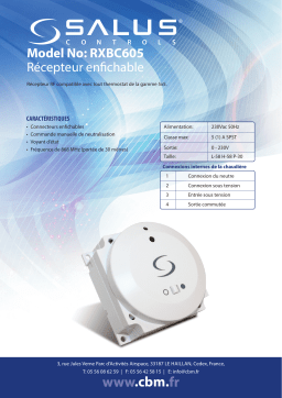 Salus RXBC605 spécification