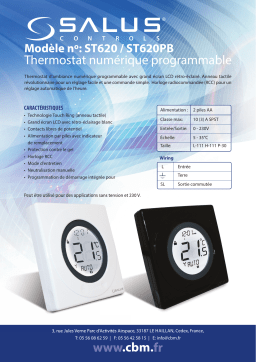 Salus ST620 spécification