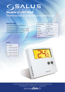 Salus ERT30UP spécification