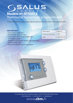 Salus RT505TX spécification