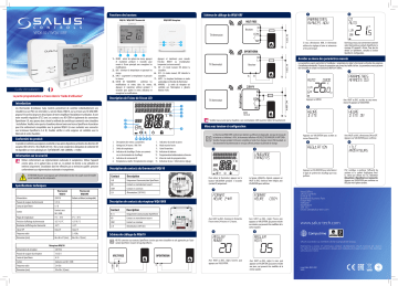 WQ610RF | Salus WQ610 SALUS Quantum Thermostat Mode d'emploi | Fixfr