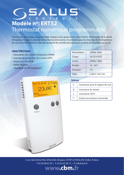 Salus ERT52 spécification