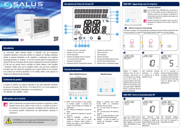 WQ610RF | Salus WQ610 SALUS Quantum Thermostat Mode d'emploi | Fixfr