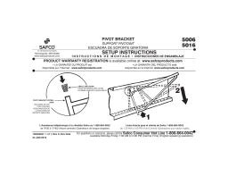 Safco 5016 Pivot Wall Rack Manuel utilisateur