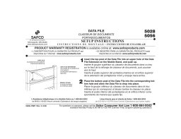 Safco 5056 Data File Extension for 5026 Manuel utilisateur