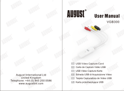 August VGB300 USB Video Capture Adaptor Manuel utilisateur
