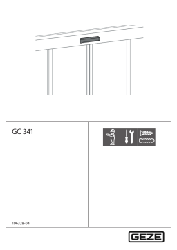 GEZE GC 341 Safety sensor Guide d'installation