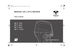 TOHATSU BFT 80AK1 Manuel du propriétaire