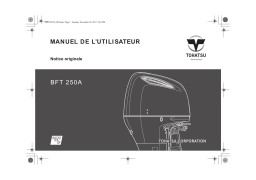 TOHATSU BFT 250A Manuel du propriétaire