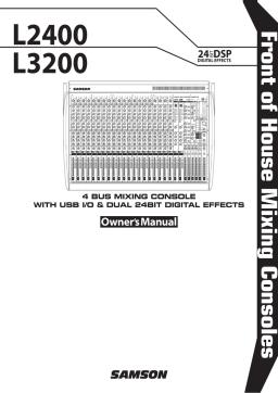 Samson L2400 Manuel utilisateur