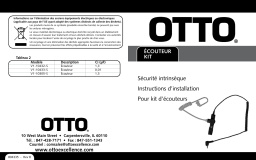 OTTO IS/ATEX Earphone Kit Option for Evolution and Storm Manuel du propriétaire