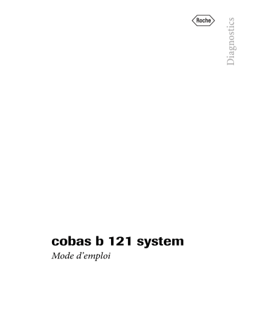 cobas b 121 <BGE> system | Roche cobas b 121 system=OMNI C system Manuel utilisateur | Fixfr