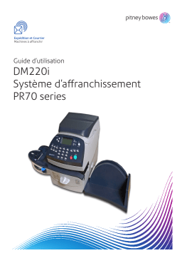 Pitney Bowes DM220i Système d'affranchissement Manuel utilisateur