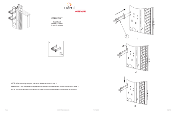 nvent CableTek Post and Gate Kit Manuel utilisateur | Fixfr