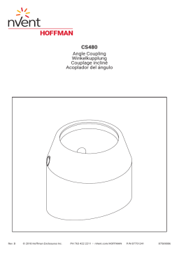 nvent CS480 Angle Coupling Manuel utilisateur
