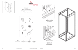 nvent Frame-Reducing Brackets for Frames or Mounting Channel Manuel utilisateur