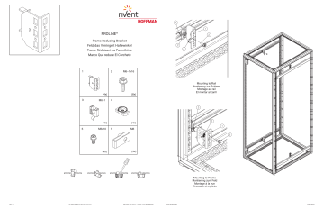 nvent Frame-Reducing Brackets for Frames or Mounting Channel Manuel utilisateur | Fixfr