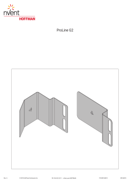 nvent ProLine G2 Grounding Plate Kit Manuel utilisateur