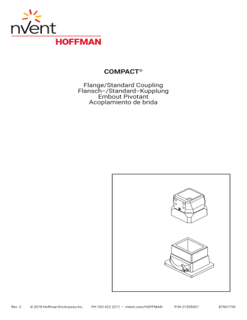 nvent Compact Series 4 Flange Coupling Manuel utilisateur | Fixfr