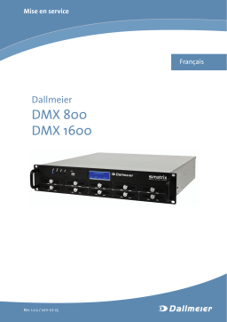 dallmeier DMX 102 Manuel du propriétaire