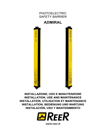 Reer ADMIRAL AD Manuel du propriétaire | Fixfr