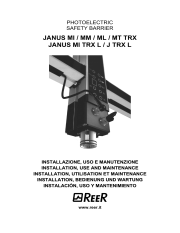 Reer JANUS M TRX and J TRXL Manuel du propriétaire | Fixfr