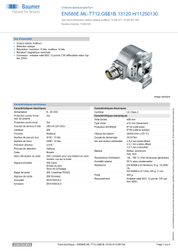 Baumer EN580E.ML-TT12.G$$1B.13120.H/11250130 Absolute encoder Fiche technique