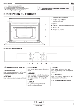 HOTPOINT/ARISTON MP 454 IX HA Microwave Manuel utilisateur