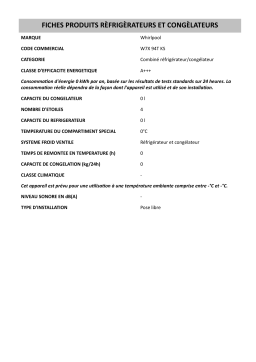 Whirlpool W7X 94T KS Fridge/freezer combination Product information